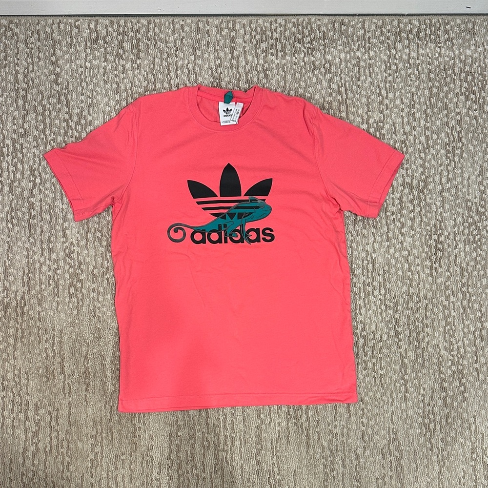 Adidas Coral Tee with Black Logo (337)